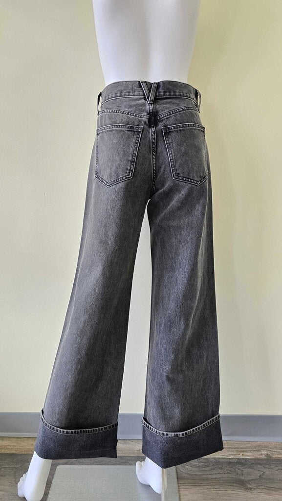 Veronica Beard Taylor High Rise Wide Leg Jeans