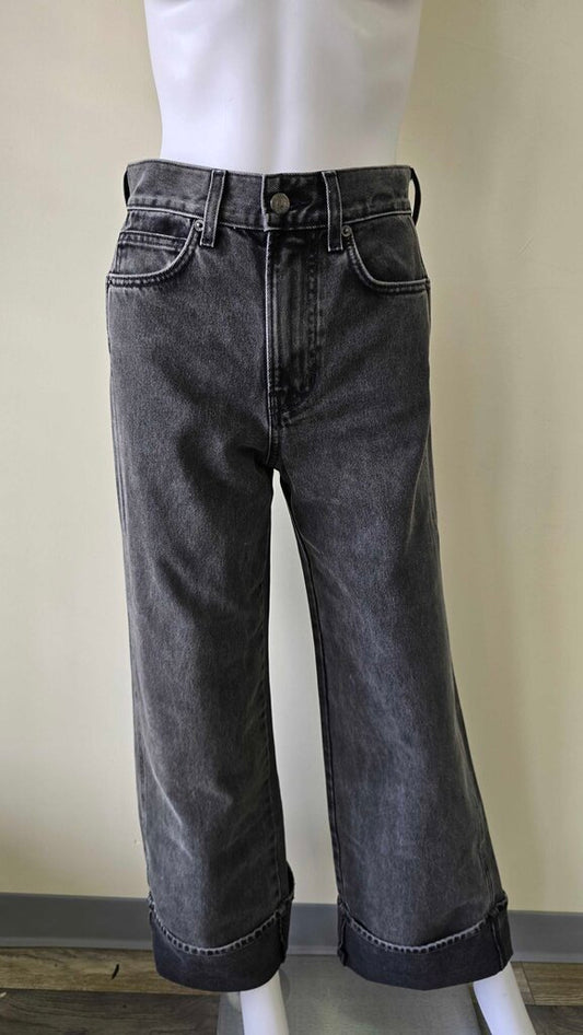 Veronica Beard Taylor High Rise Wide Leg Jeans