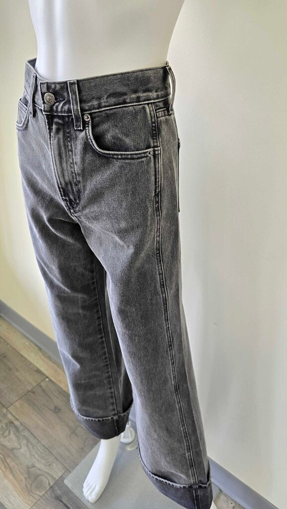 Veronica Beard Taylor High Rise Wide Leg Jeans