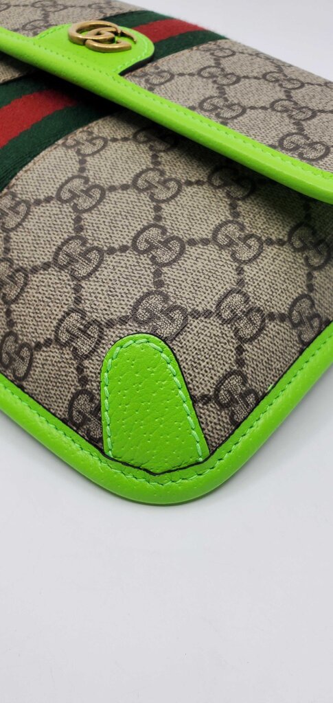 Gucci GG Supreme Monogram Web Ophidia Belt Bag