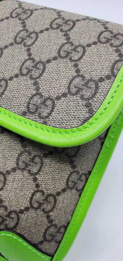 Gucci GG Supreme Monogram Web Ophidia Belt Bag