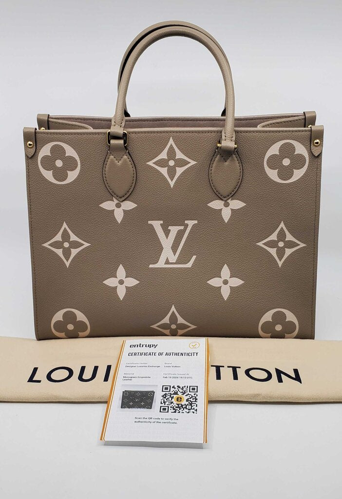Louis Vuitton OnTheGo MM Bicolor Monogram Impreinte