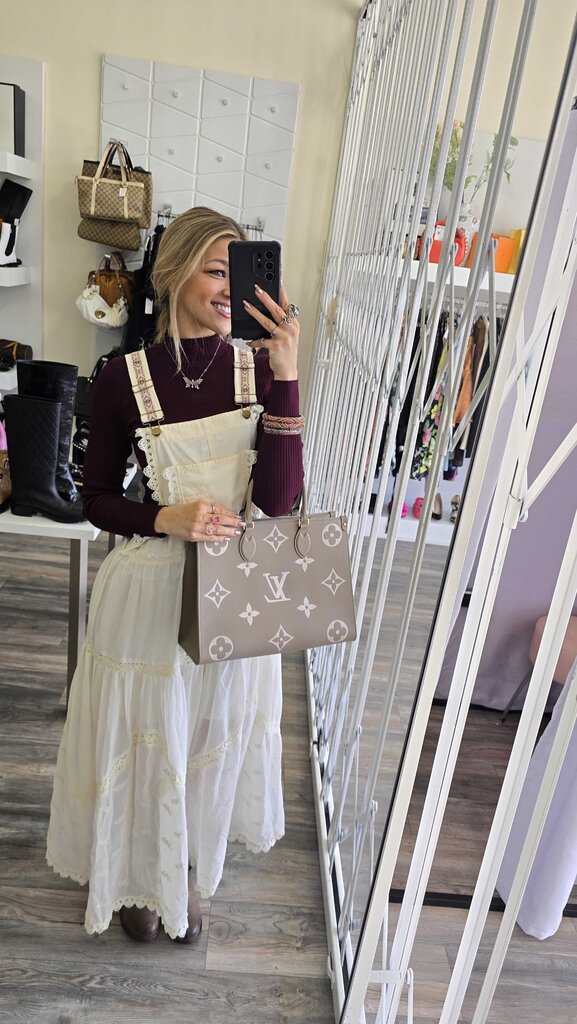 Louis Vuitton OnTheGo MM Bicolor Monogram Impreinte