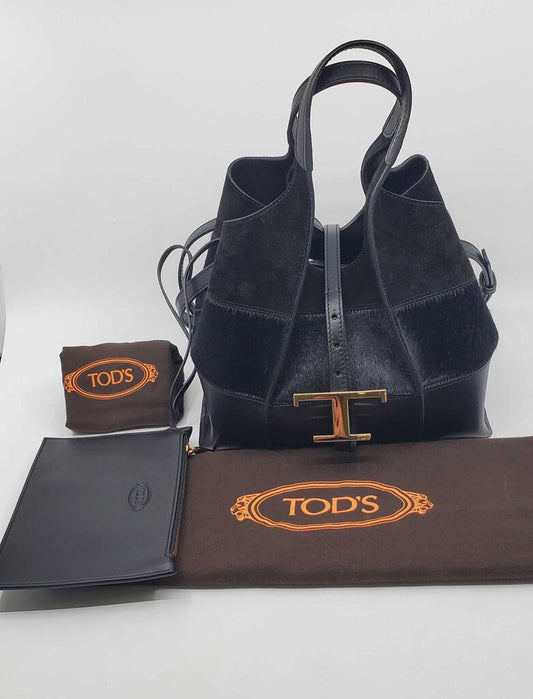 Tods T Timeless Shopper Tote Bag