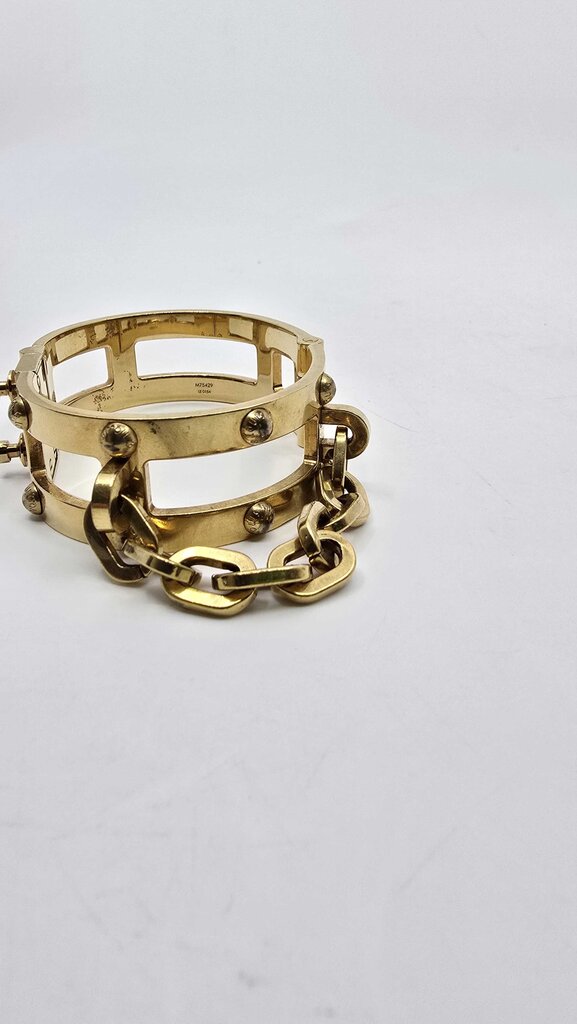 Louis Vuitton Lock Me Frame Studded Cuff