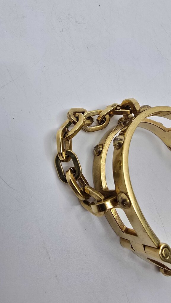 Louis Vuitton Lock Me Frame Studded Cuff