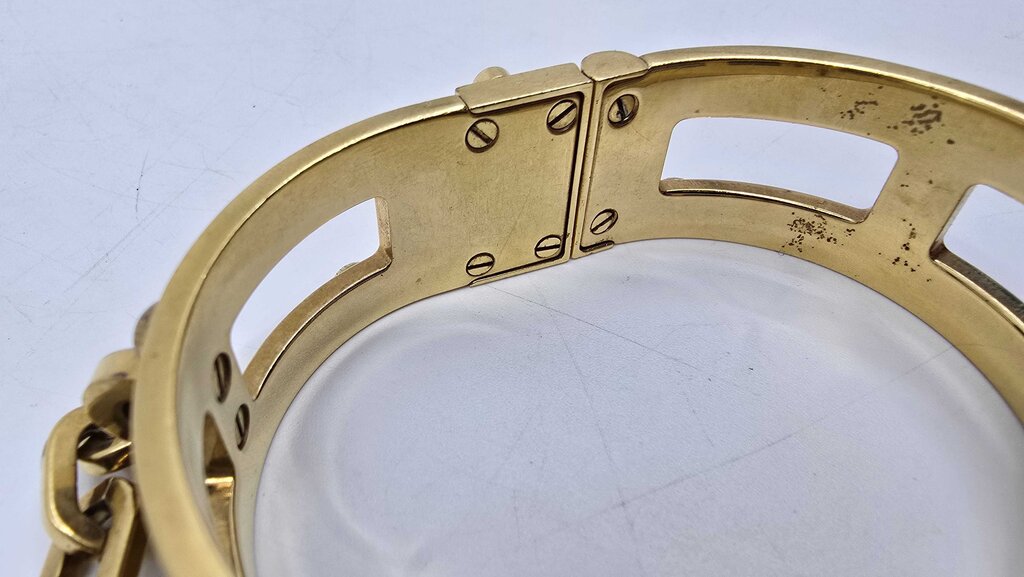 Louis Vuitton Lock Me Frame Studded Cuff