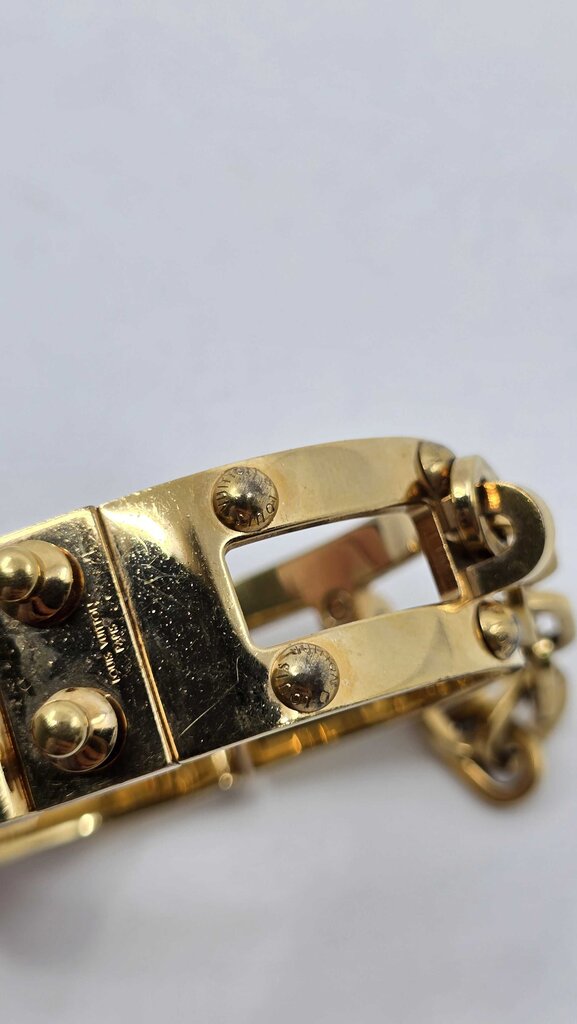 Louis Vuitton Lock Me Frame Studded Cuff