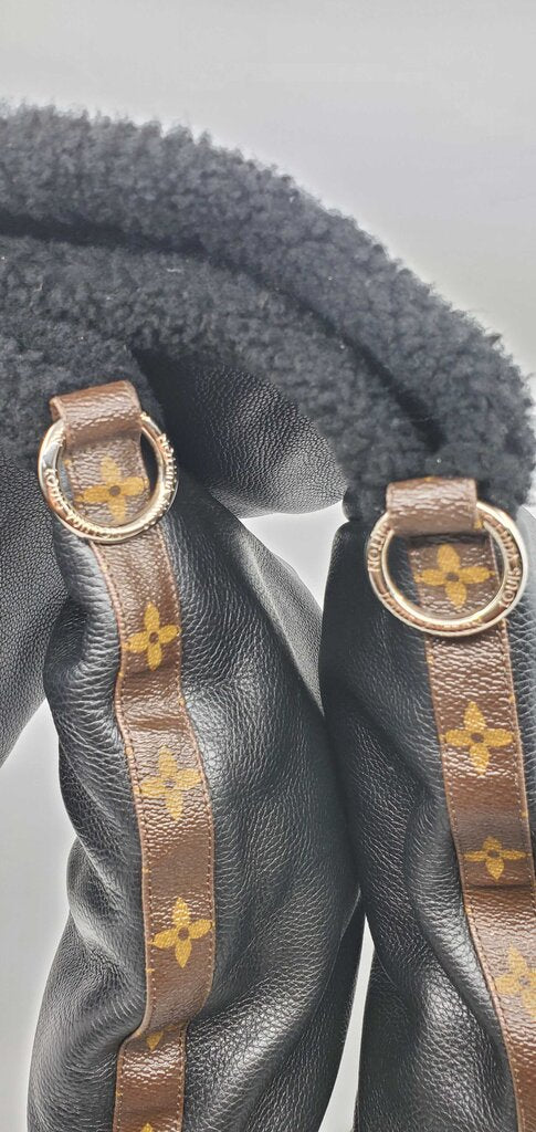 Louis Vuitton Discovery Flat Thigh High Boots w/ Shearling Lining