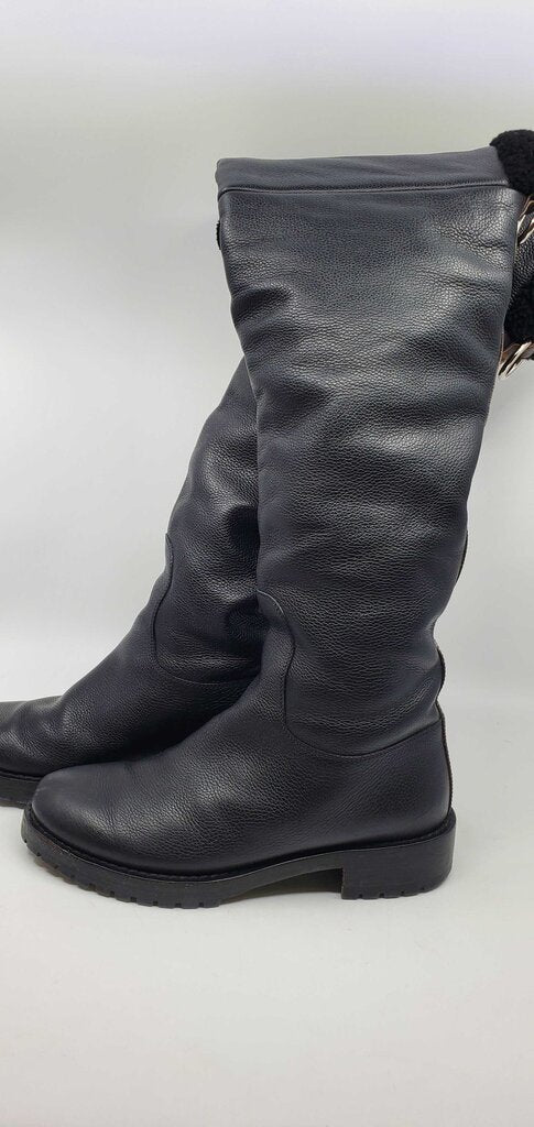 Louis Vuitton Discovery Flat Thigh High Boots w/ Shearling Lining