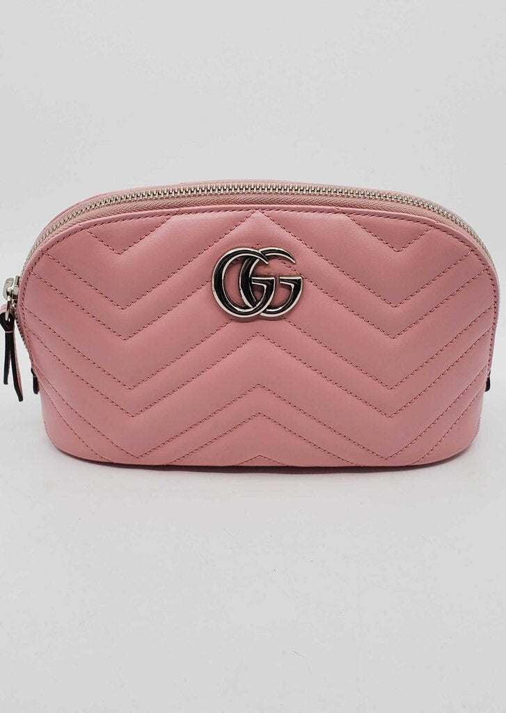 Gucci Marmont GG Logo Pouch Cosmetic Case