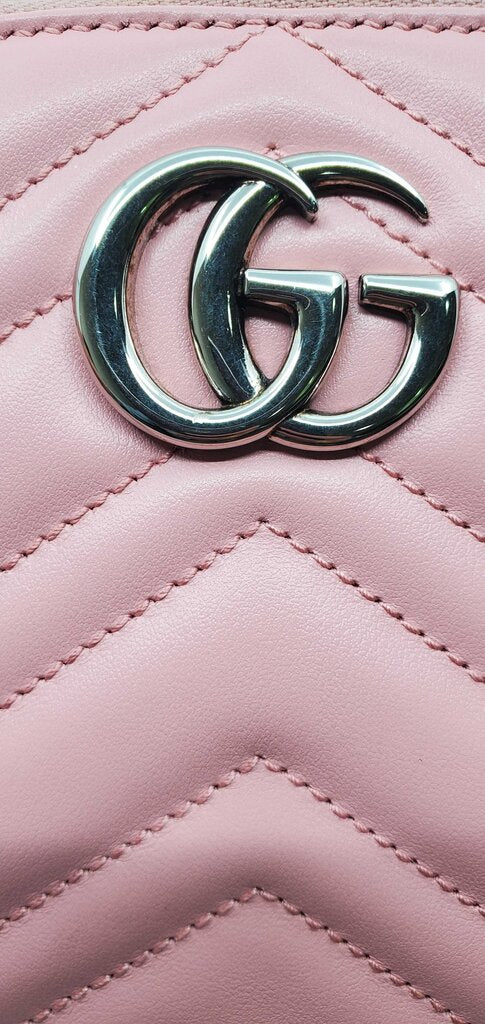 Gucci Marmont GG Logo Pouch Cosmetic Case