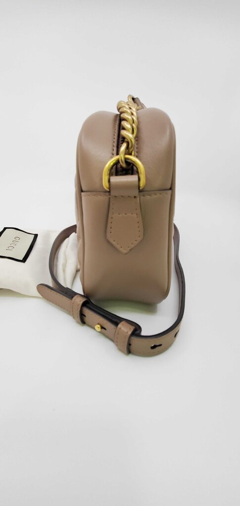 Gucci GG Marmont Small Matelasse Leather Camera Bag