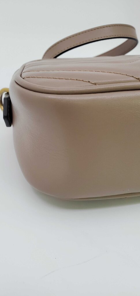 Gucci GG Marmont Small Matelasse Leather Camera Bag