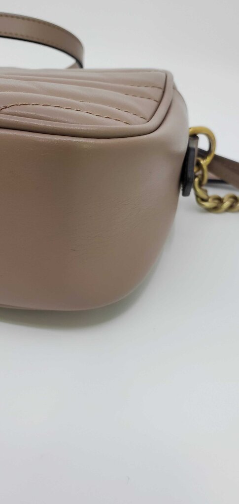Gucci GG Marmont Small Matelasse Leather Camera Bag
