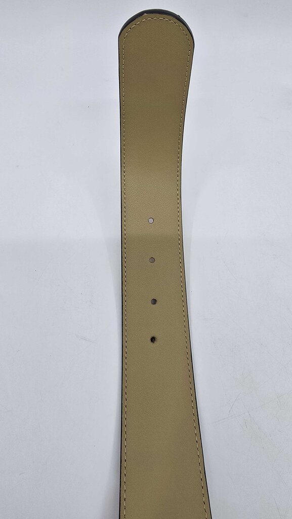 Gucci Calfskin Striped Textured Double G Belt