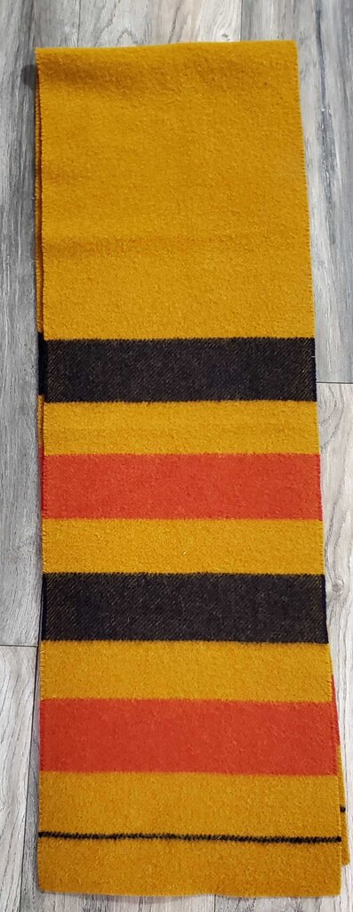 Hermes Striped Wool Scarf