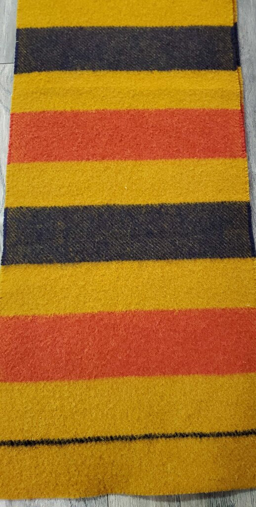 Hermes Striped Wool Scarf