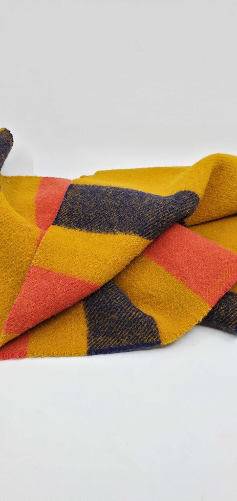 Hermes Striped Wool Scarf