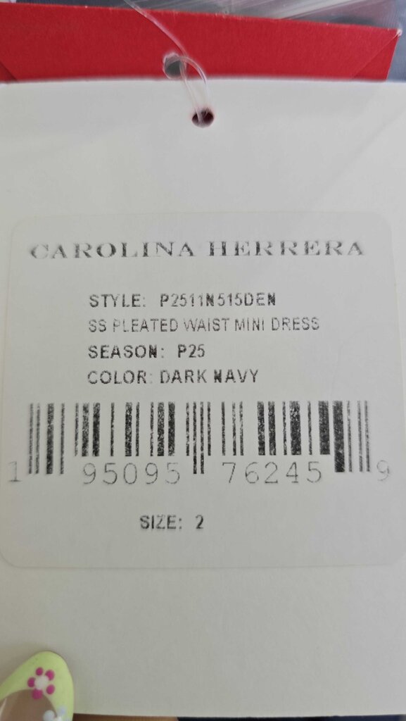 Carolina Herrera Pintuck Waist Stretch Denim Shirtdress