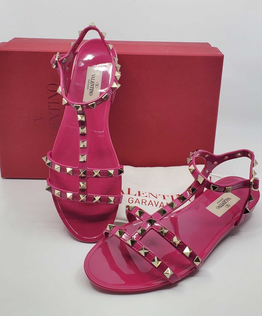 Valentino Garavani Rockstud Jelly Gladiator Sandals