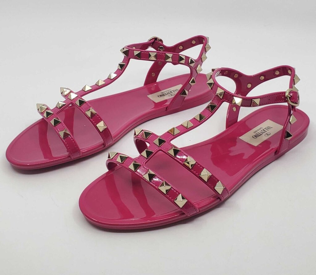 Valentino Garavani Rockstud Jelly Gladiator Sandals