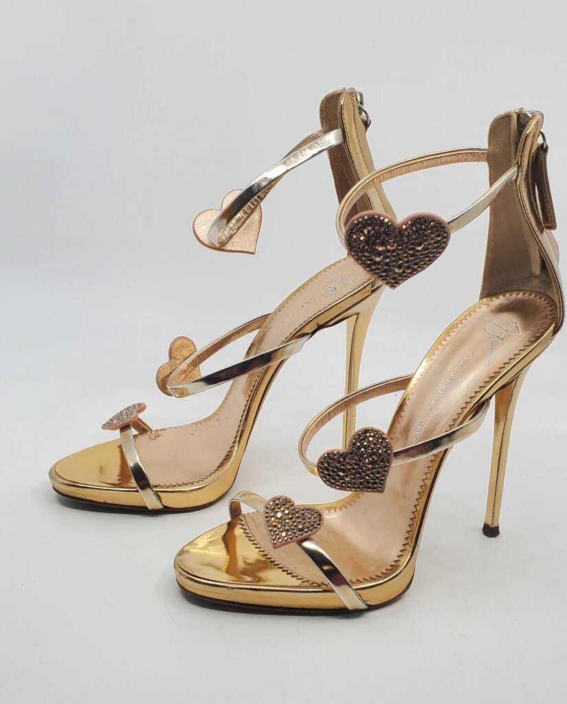 Giuseppe Zanotti Triple Heart Strappy Sandals
