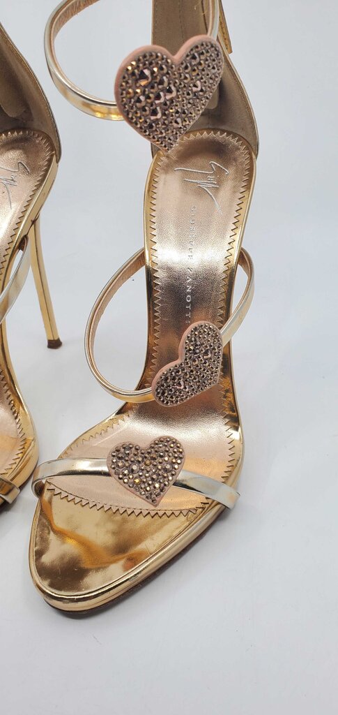 Giuseppe Zanotti Triple Heart Strappy Sandals