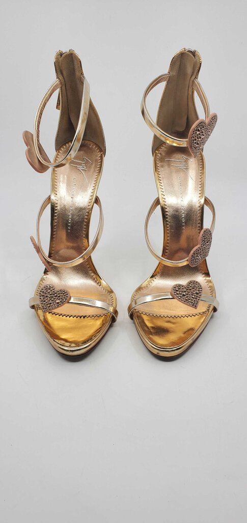 Giuseppe Zanotti Triple Heart Strappy Sandals