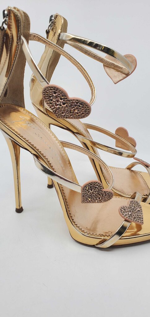Giuseppe Zanotti Triple Heart Strappy Sandals