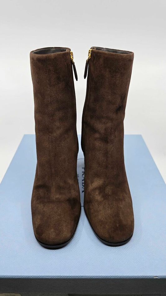 Prada Calzature Donna Suede Boots