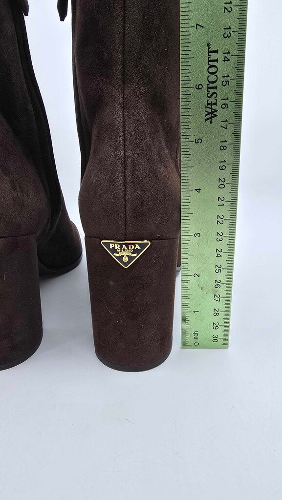 Prada Calzature Donna Suede Boots