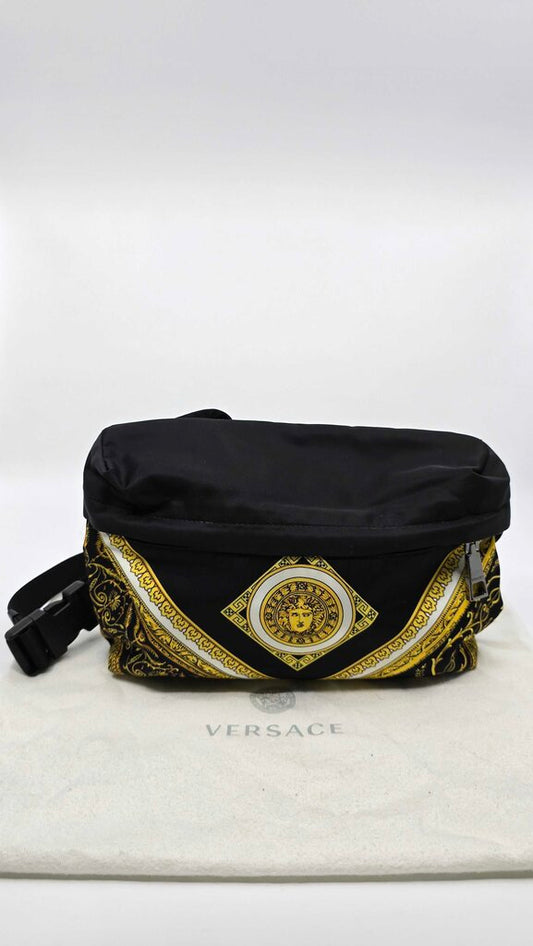 Versace Baracco Nylon Belt Bag