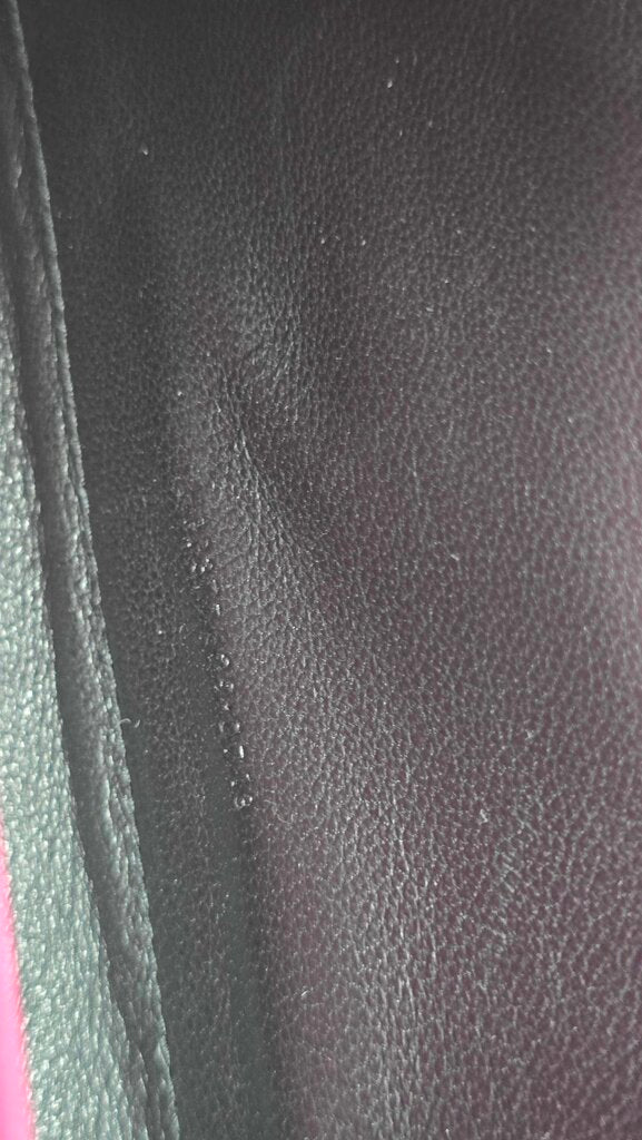 YSL Laurent Patent Calfskin Monogram Kate Wallet On Chain