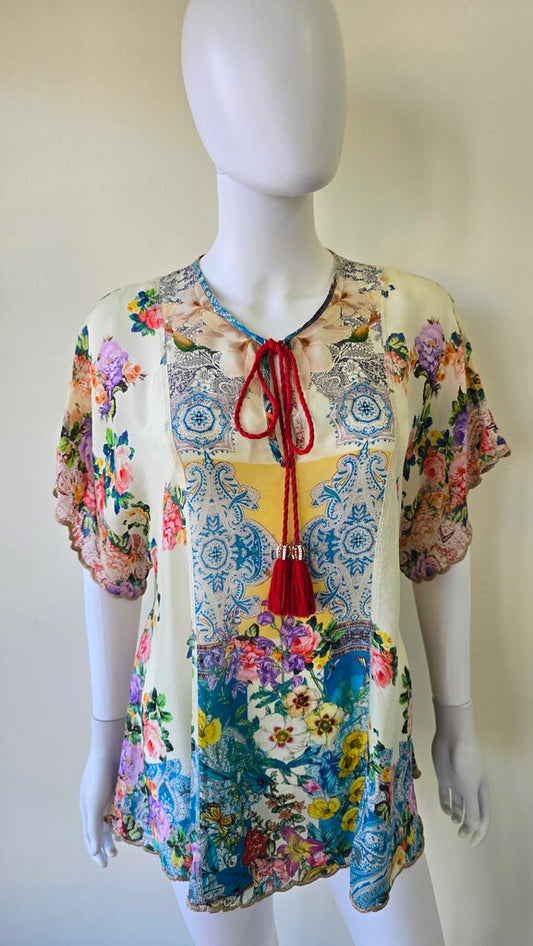 Johnny Was Floral Top
