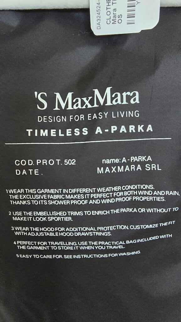 Max Mara Timeless A-Parka