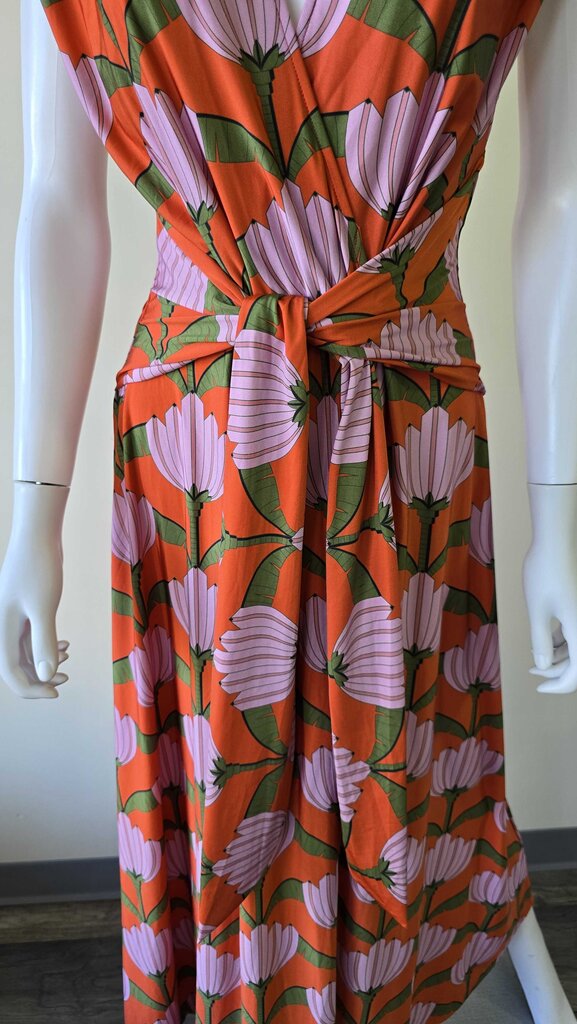 FARM RIO BANANA DECO MIDI DRESS
