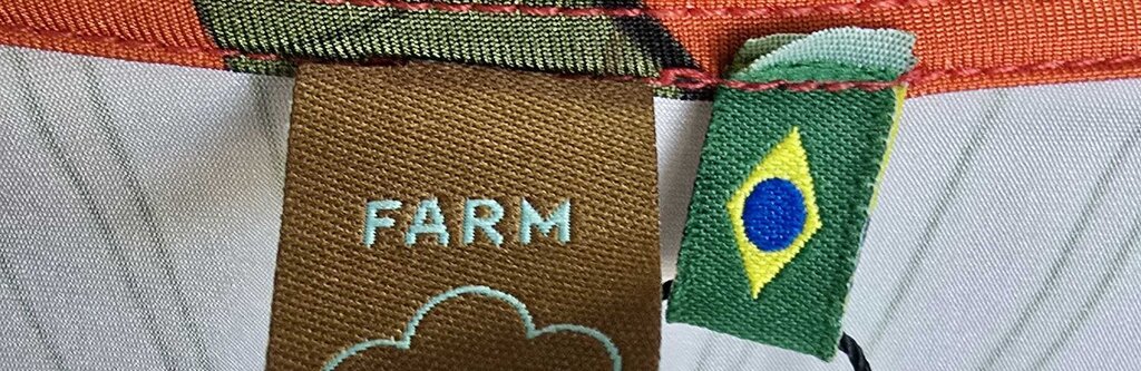 FARM RIO BANANA DECO MIDI DRESS