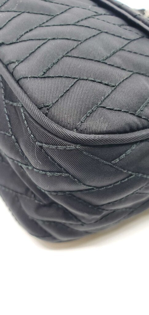 Prada Nylon Tessuto Impunture Quilted Flap