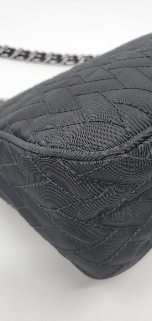 Prada Nylon Tessuto Impunture Quilted Flap