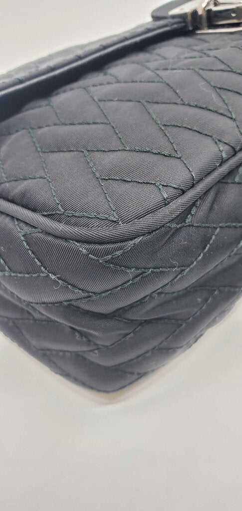 Prada Nylon Tessuto Impunture Quilted Flap