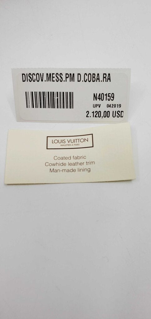 Louis Vuitton Discovery Messenger Limited Edition Damier Cobalt Race PM