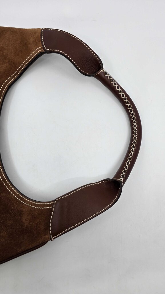Salvatore Ferragamo Suede Hobo Shoulder Bag