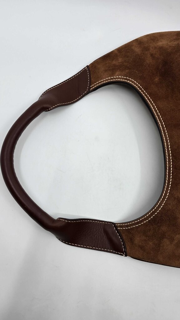 Salvatore Ferragamo Suede Hobo Shoulder Bag