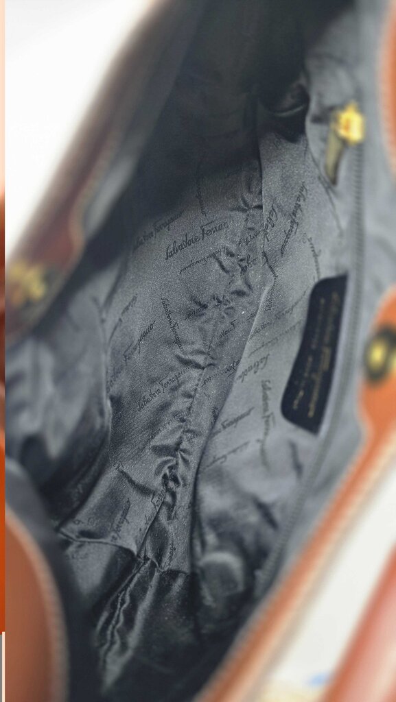 Salvatore Ferragamo Suede Hobo Shoulder Bag