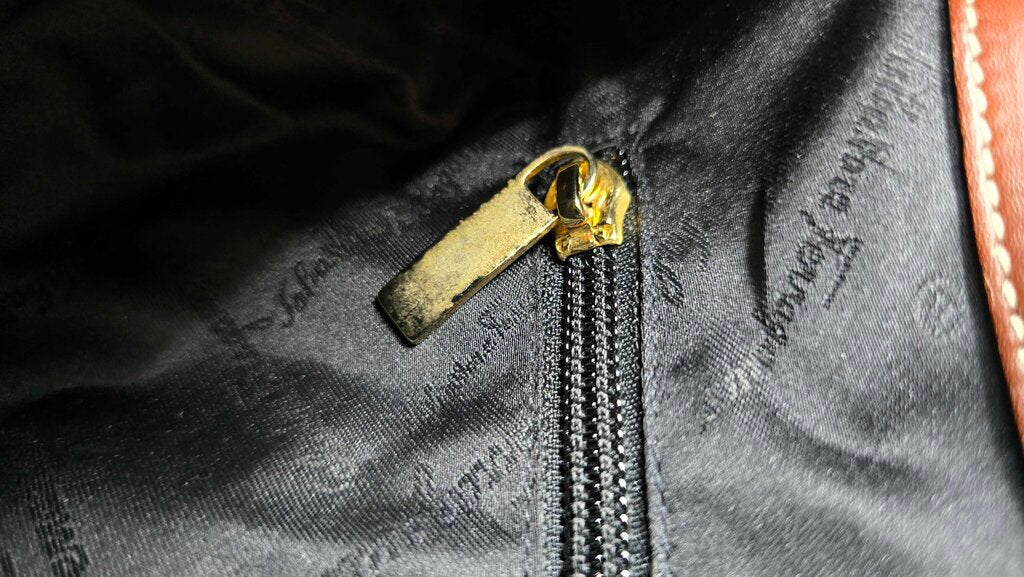 Salvatore Ferragamo Suede Hobo Shoulder Bag