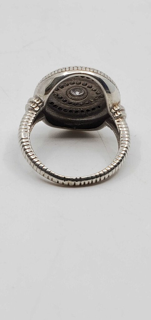 Silver Evil Eye Ring