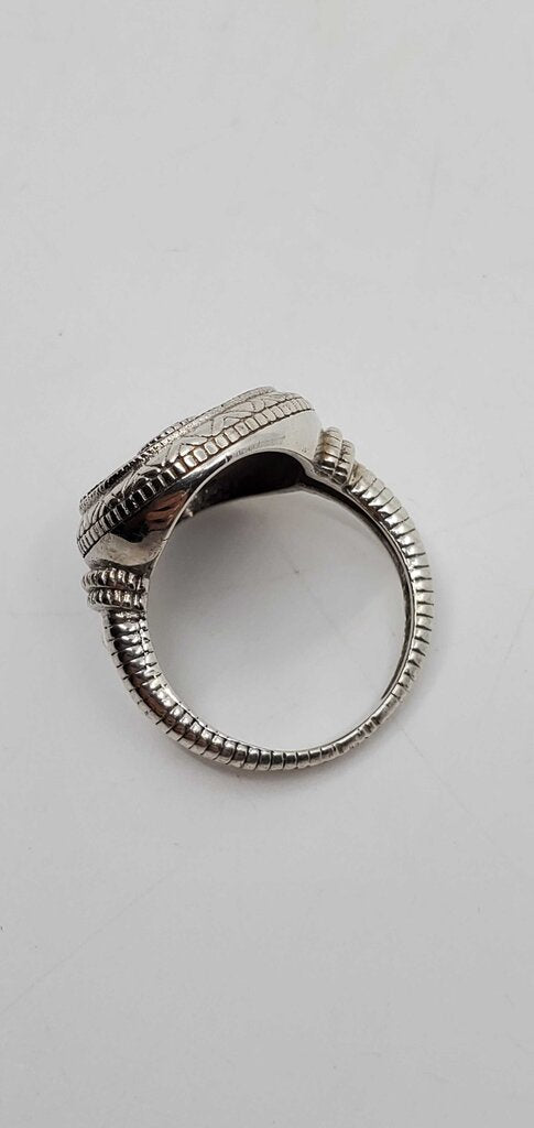 Silver Evil Eye Ring