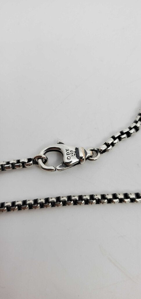 David Yurman 28" Box Chain Necklace
