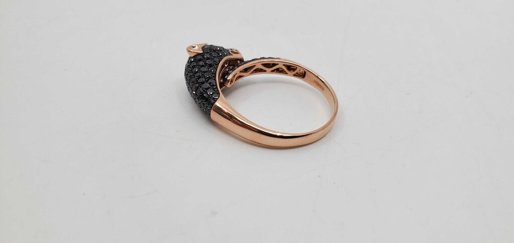 Effy Signature 14k Gold Black Diamonds & Tsavorite Panther Ring